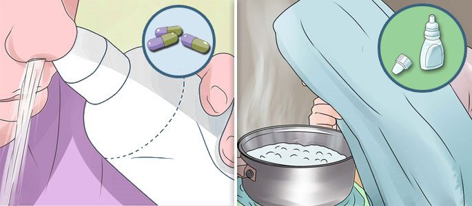 Лечение каплями, ингаляциями и промыванием