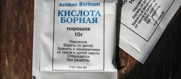 Порошковая смесь борной кислоты