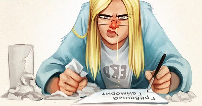Гнойные выделения из носа