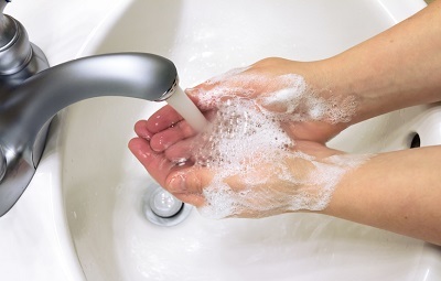 Washing hands