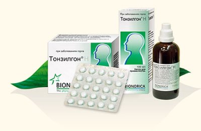 Препарат Тонзилгон Н
